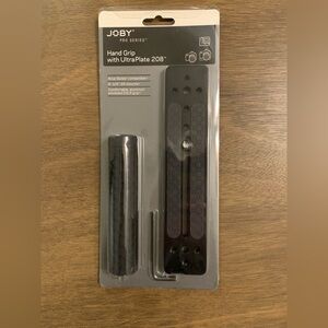 Joby Black Hand Grip with UltraPlate 208 For Cameras NWT